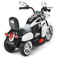 thumbnail image 2 of Costway Moto pour Enfants à 3 Roues, Jouet Électrique à Pile 6 V, Blanc, 2 of 7