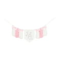 thumbnail image 1 of Pink 1/2 Cumpleaños con timbre de silla alta de madera Garland de cuentas de madera, decoración de cumpleaños para niñas de 6 meses para niños., 1 of 9