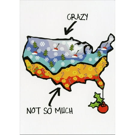 Crazy Xmas Cards Recycled Paper Greetings Crazy Cool Christmas Warm Weather Christmas Card ()