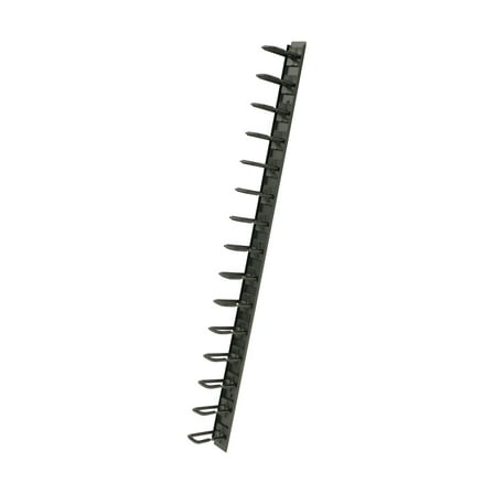 NavePoint 1 Channel Tool-less Plastic Vertical Ringed Cable Manager 34 Inch with Mount Buttons