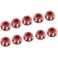 thumbnail image 2 of 4 Uds tuercas hexagonales talladas de aleación M4 para Hsp Sakura D3 D4 1/10 rojo YONGSHENG, 2 of 5
