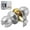Silver, variant on Ball Door Knob with Lock and Key, Stainless Steel Entrance Door Lock, Keyed Entry Door Knob Set, Bedroom Door Knobs, Round Ball Handle