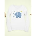 thumbnail image 3 of Funny Kids Elephant Drawing Long Sleeve Toddler -Image by Shutterstock,  3 Toddler, 3 of 4