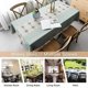 thumbnail image 4 of Smiry Embroidered Tassel Tablecloth - Cotton Linen Dustproof Hemmed Table Cover, 4 of 5