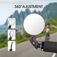 thumbnail image 3 of Bar End Bike Rear View Mirror, Stainless Steel Lens, Safe, 3 of 5