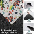 thumbnail image 3 of Gray Red Flower Butterfly Pattern Kitchen Rugs Sets Of 3,Kitchen Runner Rugs Non Skid Washable,Decorative Kitchen Floor Mats for Kitchen,Sink,Laundry,17"x30"+ 17"x47" + 17"x59", 3 of 6