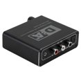 thumbnail image 2 of YSX 192kHz Digital Optical Coaxial Toslink To Analog Audio Converter RCA L/R 3.5mm Black, 2 of 8