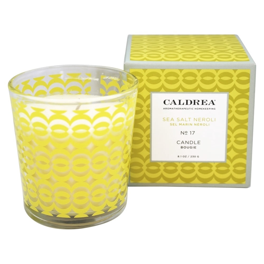 Caldrea Candle Bougie Sea Salt Neroli 8.1 oz.