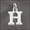 H, variant on Initial Keychain - Initial H - Customized Keyrings