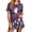 Purple-b, variant on LIIPEE Womens Halloween Ghost Graphic Pajamas Ladies Short Sleeve Tees And Shorts Holiday Pajama Set
