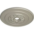 thumbnail image 3 of Ekena Millwork 26"OD x 3 1/8"ID x 1 1/2"P Traditional with Acanthus Leaves Ceiling Medallion (Fits Canopies up to 4 1/4"), Hand-Painted Pearl White, 3 of 5