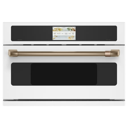 Café - 30" Built-In Single Electric Convection Wall Oven with 240V Advantium Technology - Matte white