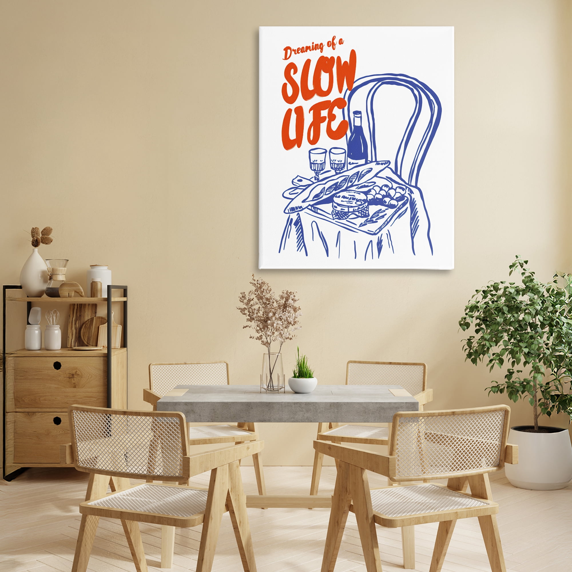 Stupell Industries Dreaming Of A Slow Life Canvas Wall Art, design by The Prints Vibe