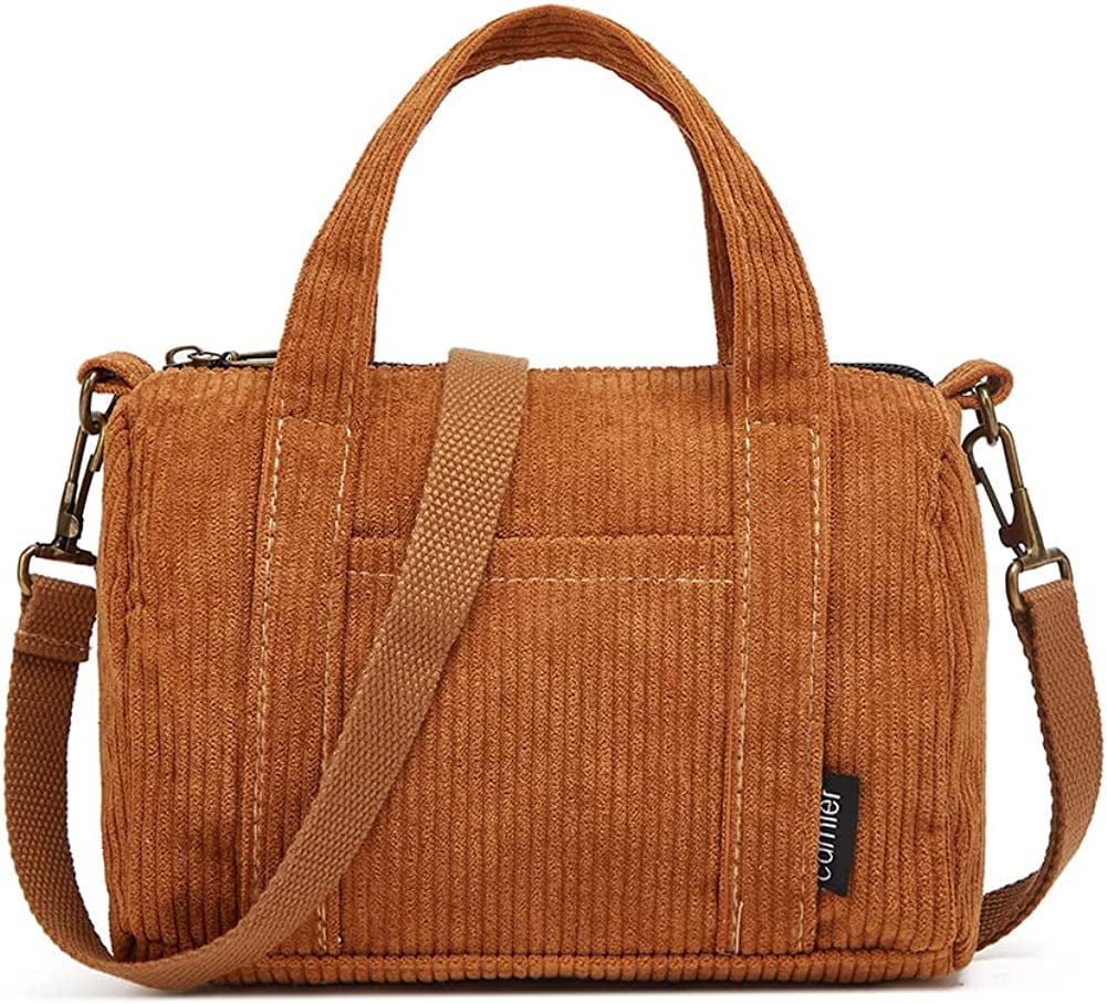 CoCopeaunts Hobo Bag for Women Small Corduroy Handbag Purse Fashion