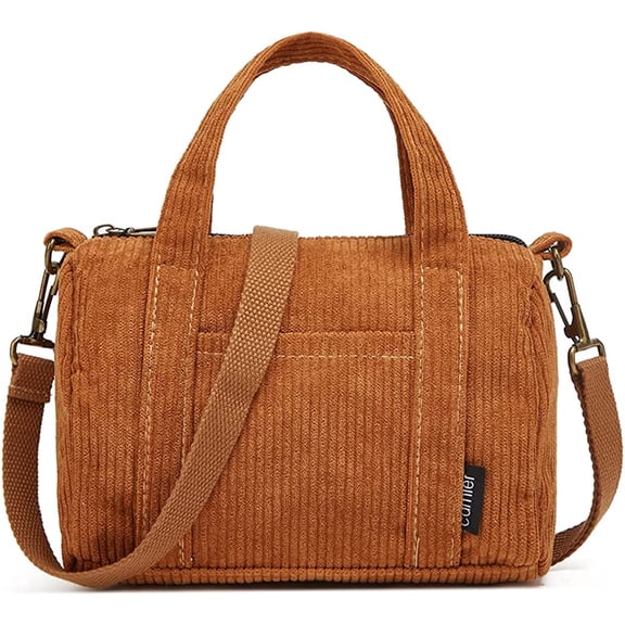 CoCopeaunts Hobo Bag for Women Small Corduroy Handbag Purse Fashion Cute Shoulder Bag Popular Satchel Bag Top Handle Messenger Bag