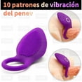 thumbnail image 2 of Anillo Del Pene Vibración Recargable Para Los Hombres Con Vibrador Clítoris Vibrante, 2 of 4
