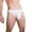 White, variant on HVOBTTY Mens Fashion Classic Briefs, Everyday Comfortable Briefs for Men, Men's Casual Soft Solid Color Ice Silk Breathable Seamless Sports Briefs White, XXL