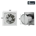thumbnail image 3 of Stainless Steel Exhaust Fan Wall Mounted Ventilation Fan For Kitchen Bathroom, 3 of 9