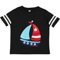 thumbnail image 3 of Inktastic Sailing Boat, Sailor, Sailing, Sails, Boat, Ship Boys Toddler T-Shirt, 3 of 5