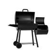 thumbnail image 2 of Char-Griller Smokin' Pro™ Offset Smoker Grill | Black Charcoal Barrel Grill with Side Fire Box Attachment, 2 of 16