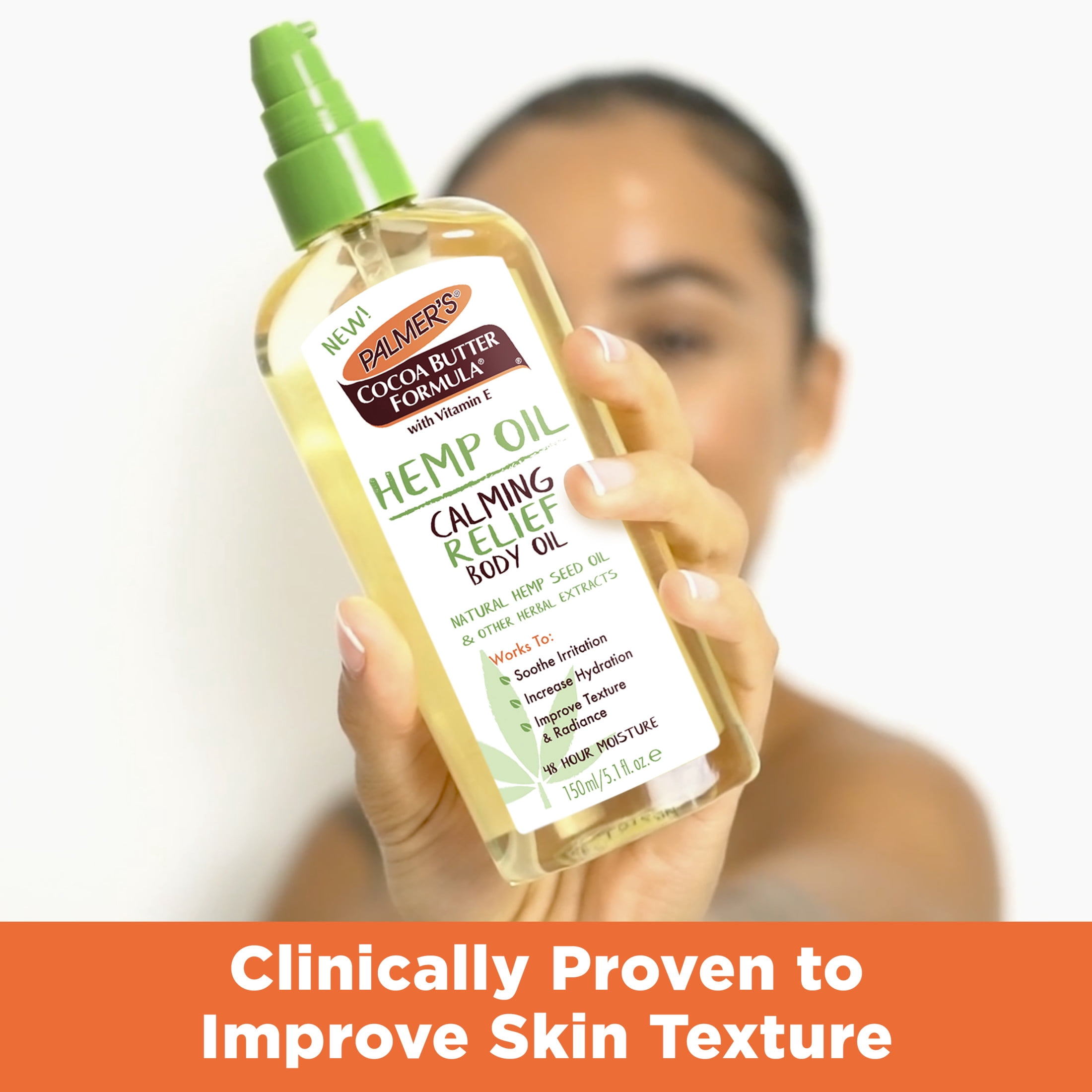 Palmer's Cocoa Butter Formula Hemp Oil Calming Relief Body Oil, 5.1 fl. oz.