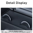thumbnail image 7 of Multifunctional Car Back Seat Organizer with Cup Holder and Tissue Box - 3-in-1 Backseat Storage Box with Bin & Hooks for Sedan, SUV, and Truck to Hold Phones, Snacks, Drinks, and Bags, 7 of 7