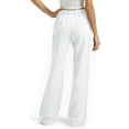 thumbnail image 2 of SEVEGO Tall Women Casual Linen Pants 30"/32"/34"/36" Inseam Drawstring Smocked Waist Beach Summer Trousers with Pockets, 2 of 6