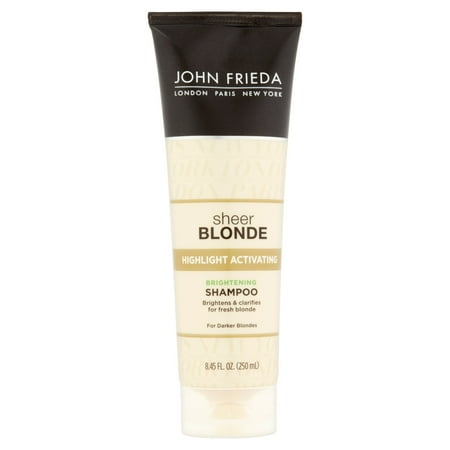 John Frieda Sheer Blonde Highlight Activating Brightening Shampoo, 8.45 Fl Oz