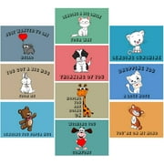30 Pieces Thinking of You Greeting Cards Assortment, Miss You Cards with Envelopes Friendship Blank Greeting Cards for All Occasions, 10 Designs (Animal Style)