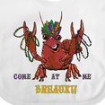 thumbnail image 4 of Inktastic Mardi Gras Come at Me Breaux Crayfish Boys or Girls Baby Bib, 4 of 4