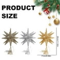 thumbnail image 3 of 11 Inch LED Multidimensional Metal Star Tree Topper with Glitter,Tree Toppers,Christmas Star Tree Topper,Rustic Tree Toppers Christmas Decorations,Battery Powered Xmas Treetop Star Decor(Silver), 3 of 8