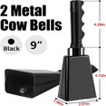 thumbnail image 2 of BESTSKY 2026 New 9 Inch Ultra-Loud Noise Maker Cowbells with Comfortable Handle for Football,Baseball,Soccer,Basketball,Rugby,Sporting Event, 2 of 7