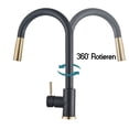 thumbnail image 6 of Senlesen Kitchen Faucet Pull Down 360°Swivel Spout Single Handle Sink Mixer, 6 of 11