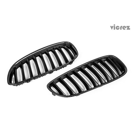 - Vicrez BMW Z4 E85 E86 2003-2009 Carbon Fiber Kidney Grille - vz100386