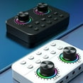 thumbnail image 4 of Voice Changer Device With 4 Sound Effect Lighting Handheld Microphone Sound Effects Machine Karaoke Small Live Broadcast, 4 of 8