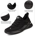 thumbnail image 4 of Zapatillas de senderismo Akk para mujer, espuma viscoelástica, color negro, talla 7.5, 4 of 7