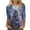 Multicolor, variant on Festive Christmas Outfits for Women Xmas Tree Cute Print Tops Women's 3/4 Sleeve Tops Round Neck T Shirts Loose Fit Festival Clothing