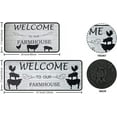 thumbnail image 2 of Farmhouse Kitchen Rug Set of 2, Standing Area Mats, Non-Slip Farmhouse Rugs and Mats, Washable Runner Rugs for Kitchen Farmhouse Sink Laundry Room Dining Room Ecoration, 2 of 6