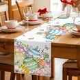 thumbnail image 5 of Table Runner - 70 Inch Long, Easter Eggs Kitchen Dining Table Runner Dresser Scarves, Spring Botanical Eucalyptus Floral Butterfly Farmhouse Decor for Coffee Tables Wedding Party Banquet, 5 of 8