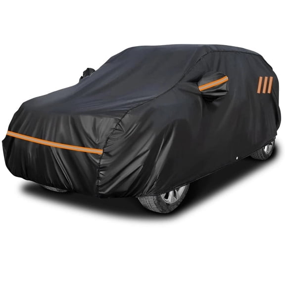 FANOTEK Car Cover for Hyundai Tucson 2022-2026, Waterproof SUV Full Cover Outdoor Indoor Windproof Sun Rain Snow Protection All Weather Black