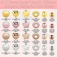 thumbnail image 5 of Milue 2160 Pieces 6 Styles Spacer Beads Bracelet Jewelry Making Loose Bead, 5 of 10