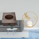 thumbnail image 2 of Organizador De Cajas De Pañuelos De Madera Y Cristal Con Soporte Para Figura Escultórica De Bola De Metal, Ideal Para Baño, Coche, Hogar, Oficina, Dormitorio O Sala De Estar., 2 of 8