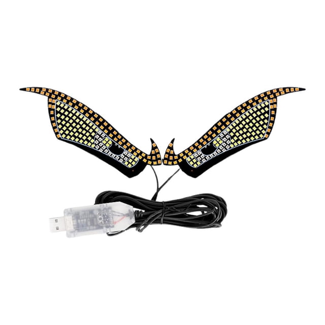 USB Car LED Decorative Lights Devils Eye Modification Car Window Flash