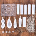 thumbnail image 3 of 15 s de de cristal, de resina para joyas, juego de herramientas de bricolaje, s de fundición de silicona para abalorios de Sunnimix Molde de joyería, 3 of 8