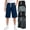 Black/Black/Dark Grey/Navy/Medium Grey, variant on 5 Pack Boys Athletic Shorts Quick Dry Lightweight Basketball Shorts for Kids Youth with Pockets and Drawstring, Large, Black/Black/Dark Grey/Navy/Medium Grey