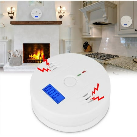 LCD CO Carbon Monoxide Poisoning Sensor Alarm Warning (Best Smoke And Co2 Detectors)