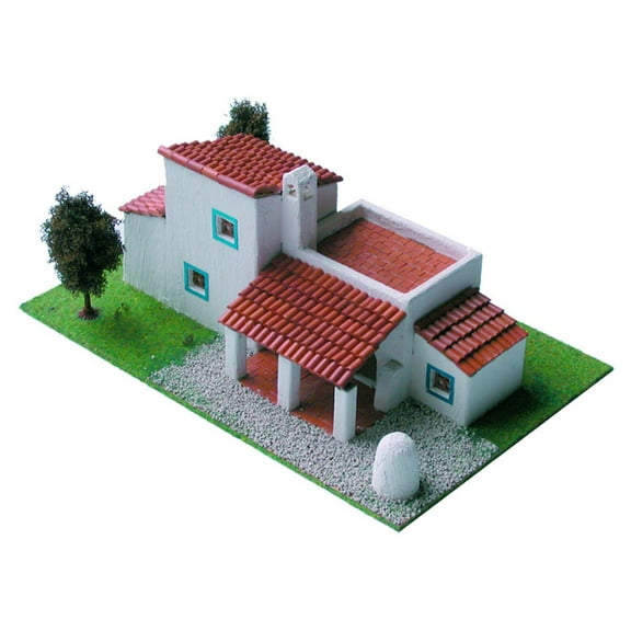 CUIT Ceramic Building Construction Kit, Traditional Ibiza House (1:87)
