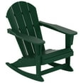 thumbnail image 3 of Polytrends  Laguna Hdpe All Weather Outdoor Patio Rocking Chair Dark Green, 3 of 5