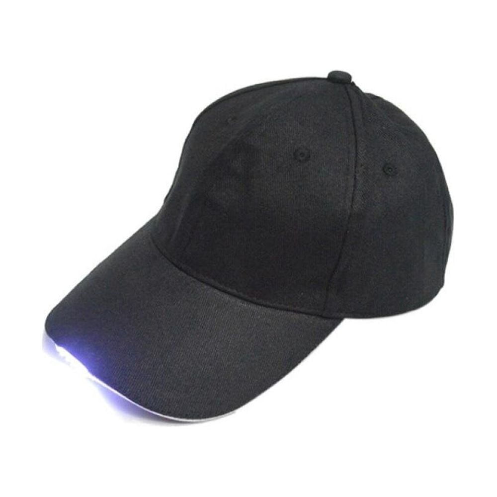 POINTERTECK Clearance Sale LED Flashlight Hat Hiking Caps Sport Baseball Caps Night Walking Cycling Hats