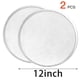 thumbnail image 4 of Bandeja de Pizza, Pantalla de Pizza Antiadherente de Aluminio Con Borde Sin Costura de 12 Pulgadas (10 Piezas), 4 of 9